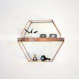 Geometric Shelf Stained Large Hanging Glass Terrarium thumbnail-1