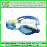 ODM Professional Anti-fog Coating Custom Prescription Swim Goggles for Kid thumbnail-1