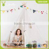 Tipi 2017 Chevron Banner 100% Cotton Canvas Teepee Tent For Kids thumbnail-1