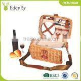 Wholesale Made in China Mini Portable Handmade Wicker Fast Food Willow Basket thumbnail-1