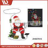 Decoration Wholesale Craft Supplies Resin Craft Animal Cat Led Light Personalized Christmas Ornaments thumbnail-3