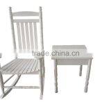 Manufacturer Directly Supply the Set of Wooden Rocking Chair and Table for Hot Sale thumbnail-1