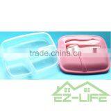 China Made Food Grade Silicone Big Size Plastic PP Food Comtainer 3 Layer Airtight Lunch Box for Kids thumbnail-5