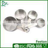 4pcs stainless steel measuring cup set