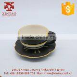 Best Selling 225ml Ceramic Coffee Cup and Saucer / Coffee Mug
