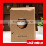 UCHOME Black White Message Ceramic Mug With Lid Spoon Creative Cup With a Pen thumbnail-6