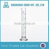 High Borosilicate Glass Measuring Cylinder With Spout Round Base, Graduated thumbnail-1