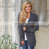 Soft Cotton Cardigan Sweater With Pockets thumbnail-2
