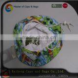 Fashion Bucket Hat With Heat Transfer Printed and String thumbnail-4