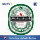 Customized Beatiful High Quality Customized Woven Design Print Drink Beer Label