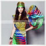 2014 Good Quality Colourful Design Digital Printed Fabric for Woman Dress thumbnail-1