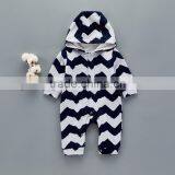 Bulk Wholesale Baby Clothes Infant Outfits Wave Patterned Jumpsuit thumbnail-3