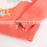 Fashon Designed Handmade Knitting Fabric Baby Sweater With Shoulder Button thumbnail-5