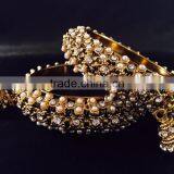 Beautiful Blue and Gold Bangle Set,Bridal Wholesale Bangles Bracelet,Fashion Bangle Sets thumbnail-4