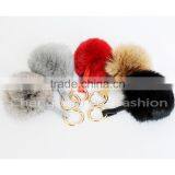 CX-R-49 Genuine Cheap Wholesale Rabbit Fur Pendant Fur Ball Key Chain Key Ring~ MIXED COLOUR thumbnail-1