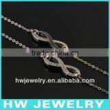 90235 Silver Infinity Bracelet thumbnail-1