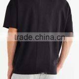 Sports Short Sleeve Black Blank Sweatshirt for Men thumbnail-4