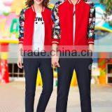 2017 Top Design Wholesale Latest Design Tracksuit Fashion Printing Sportswear Couple Tracksuit thumbnail-1