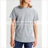 Factory Wholesale Custom GSM Light Blue T Shirt Cotton 100% thumbnail-2