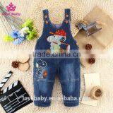 Baby Girls Golf Puggy Cartoon Trousers With Inner Fleece Fit Winter Season For 1-2-3T Babies thumbnail-1