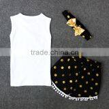 S17447A Hot Sale Summer Girls Outfit 2 Pieces Boutique Clothing Set thumbnail-3