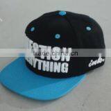 Wholesale Yupoong Blank Plain Good Quality Custom Embroidery Two Tone Basketball Snapback Hat thumbnail-5