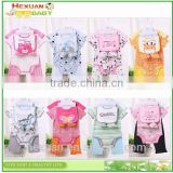China supplier fancy designer baby animal cartoon branded organic cotton baby rompers wholesale baby clothes