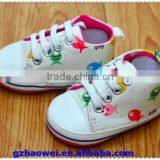 Wholesale Colorful Fishes Printed Canvas Baby Shoes thumbnail-2