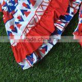 2016 New Baby Girl 4th of July Swing Outfits Little Girls Swing Top Bloomer Set May Memorial Day Outfits With Headband thumbnail-3