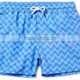 Custmize Your Own Design Drawstring Waistband Slim-fit Short-length Printed Men Swimming Short thumbnail-4