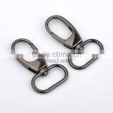 25mm 1inch Shinny Black Nickle Gun Metal Alloy Swivel Clasps Snap Key Hooks DIY Key Chain Ring Clip Buckle HK-020 thumbnail-3