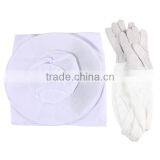 Hot Sale High Quality Protective Bee Keeping Jacket Veil Suit Smock Equipment+1 Pair Beekeeping Long Sleeve Gloves thumbnail-5