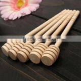 2016 Hot Sale Fashion Wood Wooden Honey Dipper Stick New Honey Jar Long Handle Mixing Honey Stick thumbnail-3