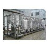 High Efficient Pasteurized Milk Production Line For Gable Top Carton , Plastic Bottle and Bag