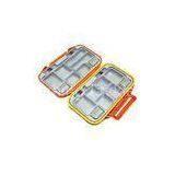 Shatterproof OEM & ODM 15.5 * 9.5 * 2.7cm Fly Fishing Tackle Box With Customizable Logo