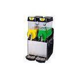 Double Tank Stainless Steel Ice Slush Machine With Handle, High Efficiency 12 Liters Frozen Drink Sl