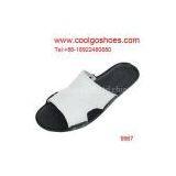 wholesale white leather flip flop sandals from Guangzhou