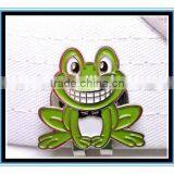 2015 Fashion Cute Green Frog Magnetic Golf Ball Marker &magnetic Hat Clip