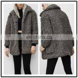 2015 Winter Sherpa Wool Varsity Jackets Models for Ladies Trench Coat With Hood NT6800 thumbnail-1