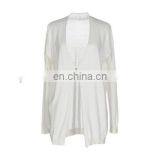 2017 Latest Design Lady Top as Long Sleeve Cardigans for Women Made of Wholesale Silk Fabric thumbnail-1