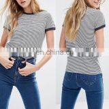 China wholesale custom plain pima cotton high quality womens t shirts