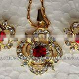 Fashion locket chain pendants manufacturer, costume fashion jewellery rhinestone pendants exporter