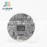 Custom Design 3d Logos Have Stock Molds Gold Silver Copper Plating Bitcoin Promotion Coin thumbnail-6