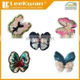 Embroidered Sequin Butterfly Patches, Bead Sequin Butterfly Patch,butterfly Sequin Embroidery Patch thumbnail-1