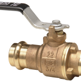 5020 PN16 Threaded M / F High Performance Brass Ball Valve Full Bore Chrome-plate Ball