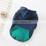 Factory Wholesale Fashion Casual Solid Color Autumn Designer Dog Hooded Sweater Pet Clothes thumbnail-5