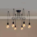 10 ламп E27 потолочный подвесной люстра в форме паука, антикварный классический регулируемый ретро-люстра для столовой и спальни thumbnail-3