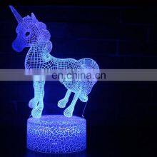 Magical Panel Optical Illusion 7 Colors Changing USB Style Visual 3D LED Light Night Table Lamp For Kids thumbnail-3