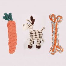 Dog Toy Dog Biting Rope Medium Sized Dog Kekenai Biting Molars Dog Tug of War Toy Knot Knitting Biting Supplies thumbnail-3