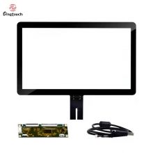 21.5 inch pcap ctp capacitive touch screen panel usb interface ILITEK EETI controller board